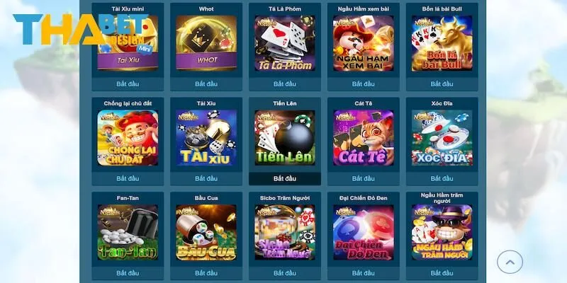 Top 3 game bài Thabet không thể bỏ lỡ