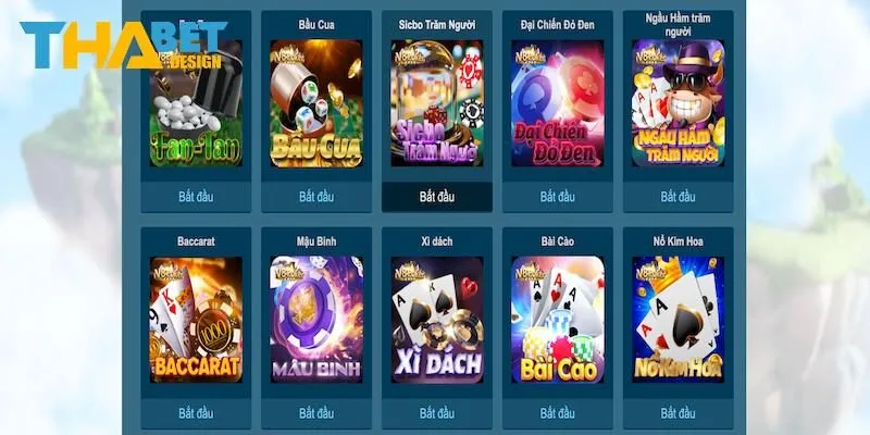 Đánh giá tổng quan về sảnh game bài Thabet